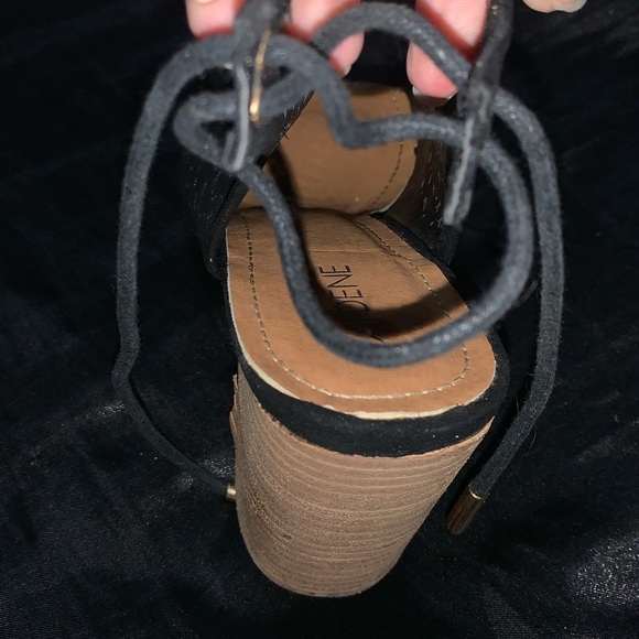 COPY - BRAND NEW! • Ardene brand • Women’s Size 8 • Open-toe  wood Block-Heeled… - Picture 3 of 4